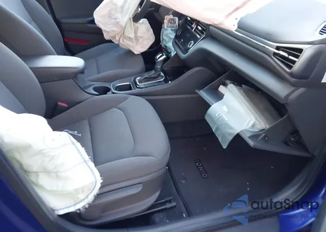 2020 Hyundai Ioniq Blue из США, поврежденный, VIN KMHC65LC4LU231684